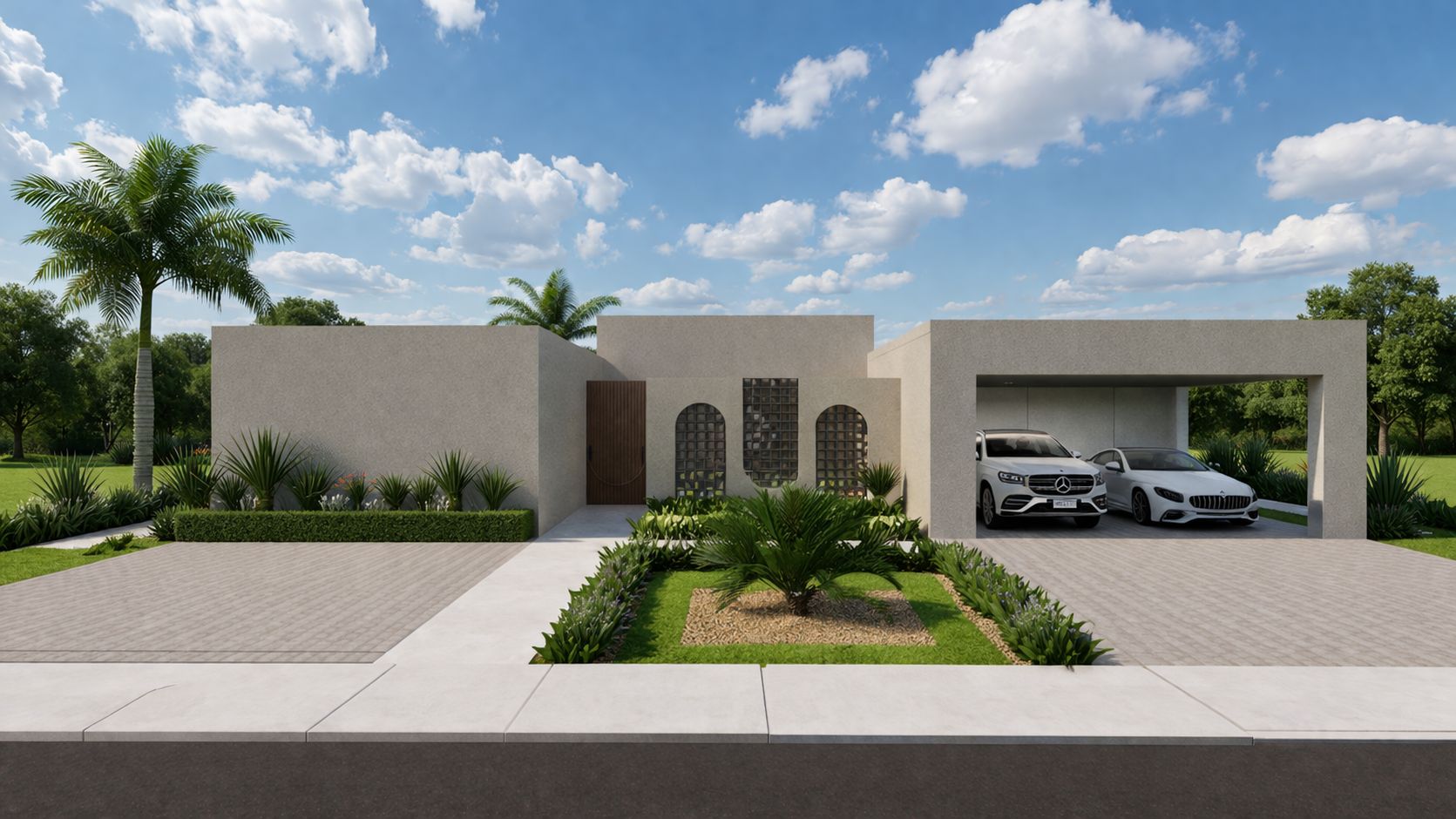 Villa de lujo en construcción en Punta Cana bajo dirección técnica de Grupo Roiba